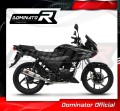 sistema de escape completo con silenciador DOMINATOR Full System HP3 compatible con la motocicleta Honda CBF 125 2009  2014 4