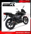 complete exhaust system with muffler DOMINATOR Full System GP1 BLACK fits to Honda CBF 125 2009  2014