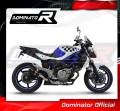 exhaust muffler DOMINATOR GP BLACK fits to Suzuki SFV 650 GLADIUS 2009  2015 2