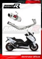 sistema de escape completo con silenciador DOMINATOR Full System GP1 compatible con la motocicleta Yamaha XP 530 TMAX 2012  2016