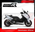 sistema de escape completo con silenciador DOMINATOR Full System GP1 compatible con la motocicleta Yamaha XP 530 TMAX 2012  2016 4