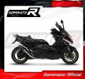 kompletny układ wydechowy z tłumikiem DOMINATOR Full System GP1 CZARNY pasujący do motocykla Yamaha T-MAX 500 2008 - 2011 2
