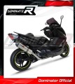 sistema de escape completo con silenciador DOMINATOR Full System HP1 compatible con la motocicleta Yamaha TMAX 500 2008  2011 3