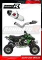 sistema de escape completo con silenciador DOMINATOR Full System MX2 compatible con la motocicleta Kawasaki KFX 450 2008  2014