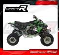 sistema de escape completo con silenciador DOMINATOR Full System MX2 compatible con la motocicleta Kawasaki KFX 450 2008  2014 4