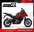 escape silenciador DOMINATOR HP3 compatible con la motocicleta Ducati Multistrada 950 / 950 S 2017  2020 4