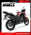 exhaust muffler DOMINATOR P7 BLACK fits the motorcycle Honda CRF 1000L Africa Twin 2016   2019