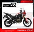 exhaust muffler DOMINATOR HP7 BLACK fits to Honda CRF 1000L Africa Twin 2016  2019 2