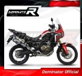 sistema de escape completo con silenciador DOMINATOR Full System P7 compatible con la motocicleta Honda CRF 1000L Africa Twin 2016  2019 4
