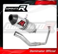 sistema de escape completo con silenciador DOMINATOR Full System HP3 compatible con la motocicleta Yamaha YZF R125 2019  2020 2
