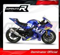 sistema de escape completo con silenciador DOMINATOR Full System HP1 compatible con la motocicleta Suzuki GSXR 1000 2017  2021 4