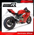 escape silenciador DOMINATOR HP3 compatible con la motocicleta Ducati PANIGALE V4S 2018  2022 3