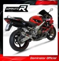 escape silenciador DOMINATOR GP1 compatible con la motocicleta Honda CBR 600 F4i / Sport 2001  2006 3