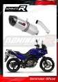 escape silenciador DOMINATOR HP1 compatible con la motocicleta Suzuki DL 650 VStrom 2004  2006