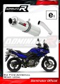 escape silenciador DOMINATOR homologado redondo compatible con la motocicleta DL 650 VSTROM 2004  2006