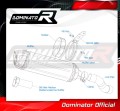 escape silenciador DOMINATOR homologado HP1 negro compatible con la motocicleta Kawasaki Z 900 2020  2024 2
