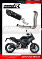 sistema de escape completo con silenciador DOMINATOR Full System HP5 negro compatible con la motocicleta BMW F900XR 2020  2026
