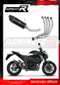 sistema de escape completo con silenciador DOMINATOR Full System HP8 negro compatible con la motocicleta Kawasaki Z800 2013  2016
