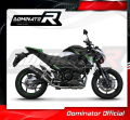 sistema de escape completo con silenciador DOMINATOR Full System HP8 negro compatible con la motocicleta Kawasaki Z800 2013  2016 4