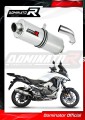 escape silenciador DOMINATOR oval compatible con la motocicleta Honda VFR 800 X Crossrunner 2015  2021