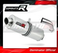 escape silenciador DOMINATOR oval compatible con la motocicleta Honda VFR 800 X Crossrunner 2015  2021 2