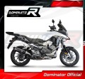 Honda VFR 800 X Crossrunner 2015 - 2021 EXHAUST Muffler Auspuff Sportauspuff Silencer Echappement Silencieux Scarico Scarichi Escape Wydech Tłumik HP1 BLACK DOMINATOR 4