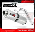 escape silenciador DOMINATOR oval compatible con la motocicleta Honda XL 650 V TRANSALP 2001  2007 4