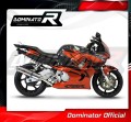 escape silenciador DOMINATOR redondo compatible con la motocicleta Honda CBR 600 F2 / F3 1991  1998 4