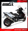 sistema de escape completo con silenciador DOMINATOR Full System redondo compatible con la motocicleta Yamaha XP 530 TMAX 2012  2016 3