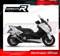 sistema de escape completo con silenciador DOMINATOR Full System HP1 compatible con la motocicleta Yamaha XP 530 TMAX 2012  2016 4