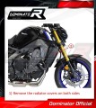 Yamaha MT 09 2021 - 2022 Full  Exhaust System EX Muffler Auspuff Sportauspuff Silencer Echappement Silencieux Scarico Scarichi Escape Collector Manifold Wydech Tłumik HP3 BLACK DOMINATOR EXHAUST SYSTEM 6