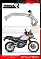 Suzuki DR 650SE 1997 - 2009 Head pipe Header Linkpipe Downpipe Frontpipe Manifold Collector Kolektor wydechowy Kolano Sport-Krümmeranlage Colector de escape  Collecteur d'échappement Collettore di scarico DOMINATOR EXHAUST SYSTEM