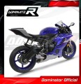 escape silenciador DOMINATOR titanio GP3 compatible con la motocicleta YZF R6 2017  2023 3