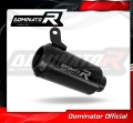 escape silenciador DOMINATOR GPS negro compatible con la motocicleta Yamaha YZF R6 2017  2023 2
