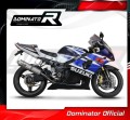 wydech tłumik DOMINATOR Bolt-on Okrągły pasujący do motocykla Suzuki GSXR 1000 K1 - K4 2001 - 2004 4