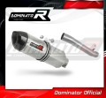 escape silenciador DOMINATOR Slipon HP1 compatible con la motocicleta Suzuki GSXR 1000 K1  K4 2001  2004 2