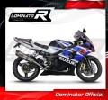 Suzuki GSXR 1000 K1-K4 2001 - 2004 Slip-on Exhaust Muffler Auspuff Sportauspuff Silencer Echappement Silencieux Scarico Scarichi Escape Marmitta Wydech Tłumik HP1 DOMINATOR EXHAUST SYSTEM 3