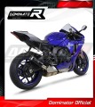 escape silenciador DOMINATOR GP negro compatible con la motocicleta Yamaha YZF R1 1000 RN49 2017  2019 3