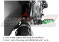 Kawasaki VERSYS 650 2015 - 2020 Full system Kolektor wydech Tłumik HP1 BLACK + dB killer medium