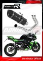 sistema de escape completo con silenciador DOMINATOR Full System HP1 negro compatible con la motocicleta Kawasaki NINJA 650 2017  2022