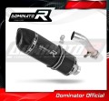 exhaust muffler DOMINATOR HP1 BLACK fits the motorcycle Honda NC 700 / 750 S 2012   2020 2