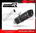 escape silenciador DOMINATOR HP1 negro compatible con la motocicleta Yamaha XT 660 Z TENERE 2008  2016 2