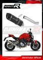 Ducati MONSTER 821 2018 - 2021 wydech Tłumik HP1 BLACK + dB killer medium