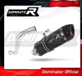 escape silenciador DOMINATOR HP1 negro compatible con la motocicleta BMW F650 FUNDURO