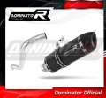 escape silenciador DOMINATOR HP1 negro compatible con la motocicleta BMW F650ST