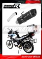 escape silenciador DOMINATOR HP1 negro compatible con la motocicleta BMW G650 GS 2011  2018