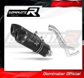 escape silenciador DOMINATOR HP1 negro compatible con la motocicleta Aprilia ETV 1000 Caponord 2001  2004 2