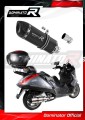 escape silenciador DOMINATOR HP1 negro compatible con la motocicleta Aprilia Atlantic 500 Sprint