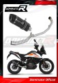 complete exhaust system with muffler DOMINATOR Full System HP1 BLACK fits to KTM 390 Adventure 2020  2023