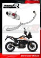 complete exhaust system with muffler DOMINATOR Full System GP1 fits the motorcycle KTM 390 Adventure 2020   2023 2